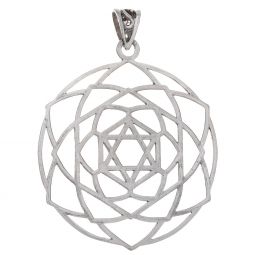 Sacred Symbol Pendant Solomon's Seal Mandala
