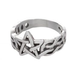 Weaved Pentacle Ring - Size 7
