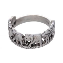 Marching Elephants Ring - Size 8