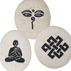 Carved River stone