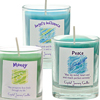 Herbal Votives in Glass Holder
