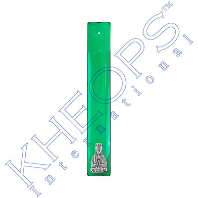 Art Glass Incense Holder  Evil Eye Black Rainbow (