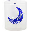 Etched Glass Votive Holder  Moon  (each)