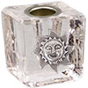Glass Cube Mini Candle Holder  Sun Clear (each)