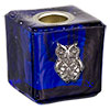 Mini Candle Holder  Owl Cobalt (Each)