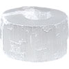 Gemstone T-Light Holder  Flat White Selenite (each