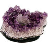 Candle Holder  Rough Amethyst (Each)