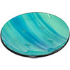 5-inch Round Art Glass Candle Base   Ocean (each)