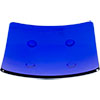 3�-inch Square Art Glass  Candle Base   Cobalt Blu