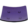 3�-inch Square Art Glass  Candle Base   Purple (ea