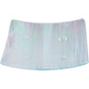 3�-inch Square Art Glass  Candle Base   White (eac