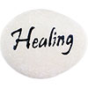 Carved River  Stone   Healing  (each)