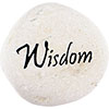 Mini River Stone Talisman  Wheel of Life  (pack of