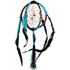 Dreamcatcher Gem Beads Turquoise Feather Duo  (eac
