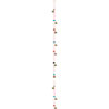 Brass String Bells Tiny Bells Red beaded String  (