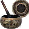 Embossed Singing Bowl Medium 8 Auspicious Symbols