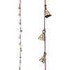 Brass String Bells Assorted size Red String  (each