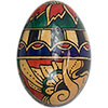 Wood Egg Shaker  Art Deco  (each)