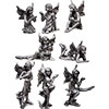 Pewter Figurine   Mini Fairies  (Set of 8)