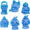 Frosted Acrylic Feng Shui Figurines  Buddha Blue (