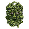 Polyresin Figurines Mini Green Man  (Set of 12)