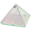 2-inch Art Glass Pyramid Box  Plain Moon Glass (ea
