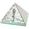4-inch Art Glass Pyramid Box  Goddess Crystal (eac