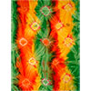 Rayon Sarong  Tie Dye Green Rainbow (each)