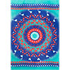 Rayon Sarong  Heart Mandala Aqua (each)