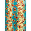 Rayon Sarong  Butterfly Swirl Aqua (each)