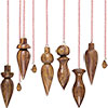 Wood Pendulum Assorted Shapes   (Set of 6)