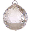 Prism Crystal 30 mm Faceted Sphere CL S (each)