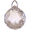 Prism Crystal 20 mm Faceted Sphere CL S (each)