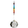 Hanging Crystal Cut Glass Chakra  (Each)