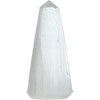 Gemstone Carving  Tapered Point White Selenite (ea
