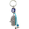 Evil Eye Talisman Key Ring  Fatima Hand  (each)