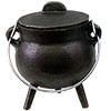 Cast Iron Cauldron Mini Striped  (Each)