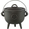 Cast Iron Cauldron 4�-inch Pentacle  (each)