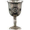 Chalice Stainless Steel w/Print  Pentacle  (Each)