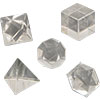 Platonic Solid Set   Clear Quartz (each)