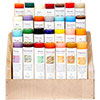 Reiki Herbal Pillar Candle  Empty Wood Display  (E