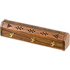 Wood Incense Storage Box  Om  (pack of 2)