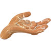 Ceramic Incense Holder  Lotus Hand Terra Cotta (Ea