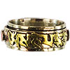 Metal Spinning Ring Size 10 Om Mani Padme Hum  (Ea