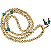 Mala Prayer Beads  Lotus Seed and Turquoise  (Each