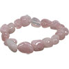 Tumbled Stones Bracelet   Rose Qtz (pack of 6)
