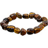 Tumbled Stones Bracelet   Tiger Eye (pack of 6)