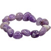 Tumbled Stones Bracelet   Amethyst (pack of 6)