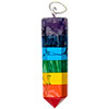 Point Pendant  Rainbow Stone Layers  (Each)