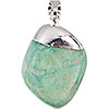 Tumbled stone pendant  Amazonite  (Each)